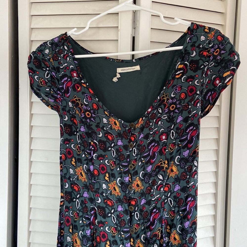 COPY - Urban Outfitters Paisley Jumpsuit Flowy - Picture 2 of 4